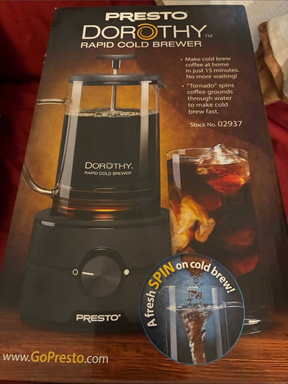 Presto Dorothy Rapid Cold Brewer - Black